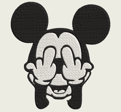 Meme Mickey | Digital Embroidery Files | .DST .EXP .HUS .JEF .PES .VIP .VP3 .XXX