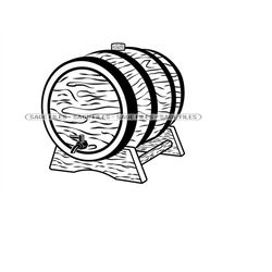 wine barrel svg, barrel svg, beer barrel svg, barrel clipart, barrel files for cricut, barrel cut files for silhouette,