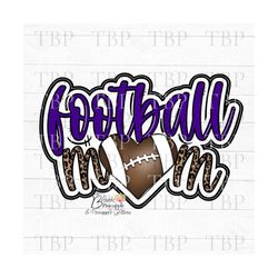 football design png, purple football mom design,  football mom png, football sublimation design, football mom sublimatio