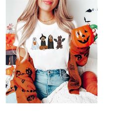 Ghost Dogs Sweatshirt, Halloween Shirt, Halloween Dog Shirt, Pumpkin Sweater, Spooky Season, Dog Lover Shirt, Funny Hall