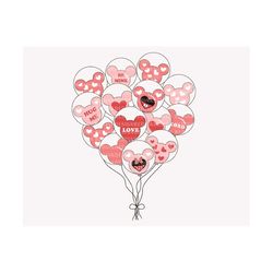 mouse balloon svg, valentine balloon svg, funny valentine's day, valentine's day svg, mouse valentine svg, valentines sh