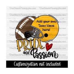 football design png, yellow gold football design, pride and passion, sublimation png, football sublimation design, png 3