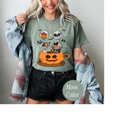 Comfort Color Halloween Jaq and Gus Shirt, Disney Cup Tea Shirts, Disney Cinderella Tank, Funny Disney Halloween Tank, D