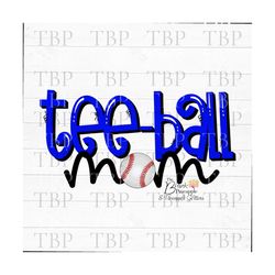 baseball design png, tee ball mom in blue png, baseball sublimation design, baseball png 300dpi , baseball shirt design