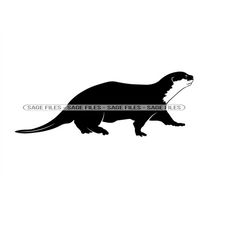 Otter 5 SVG, Otter SVG, Otter PNG, Otter Design, Otter Clipart, Otter Cut Files, Png, Dxf