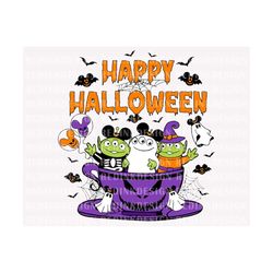 Happy Halloween Green Alien SVG, Halloween Svg, Spooky Svg, Trick Or Treat Svg, Halloween Costume Svg, Spooky Vibes Svg,