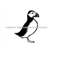 Puffin SVG, Bird Svg, Puffin Clipart, Puffin Files for Cricut, Puffin Cut Files For Silhouette, Png, Dxf