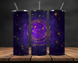 Zodiac Tumbler Wrap, 20oz Skinny Tumbler Png, Zodiac Wrap 04