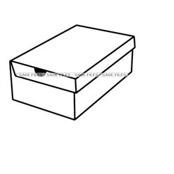 shoe box svg, shoe box clipart, shoe box files for cricut, shoe box file for silhouette, shoe box png, shoe box dxf,
