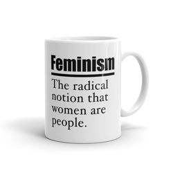 feminism definition mug feminism mug funny gift for her female empowerment mug gift for friend