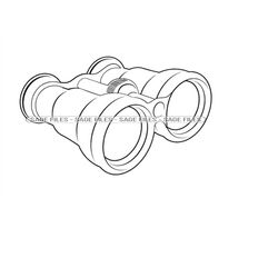 Binoculars Outline 4 SVG, Binoculars Svg, Binoculars Clipart, Binoculars Files for Cricut, Binoculars Cut Files For Silh