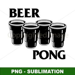 Beer Pong - Punksthetic Design - High-Resolution Sublimation PNG Digital Download