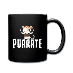 Pirate Mug, Cat Coffee Mug