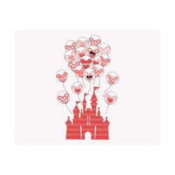 mouse balloon castle svg, valentine balloon svg, funny valentine's day, valentine's day svg, mouse valentine svg, valent