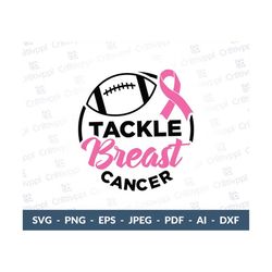 Tackle Breast Cancer svg, Tackle Breast svg, Breast Cancer Awareness svg, Breast Cancer svg, Tackle Breast Cancer png, d