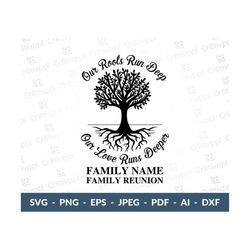 Family Reunion SVG, our roots run deep, tree svg, roots svg, Family Reunion shirt, reunion svg, family shirt svg, family