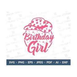 Birthday Girl svg, Birthday svg, Shirt Design svg, Pink Leopard Birthday Party, Birthday Girl png, Southern Bday Cut Fil
