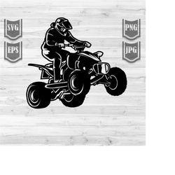 ATV Riding svg | Racer Dad Gift Idea | ATV Shop Owner Monogram DXF | Mud Ride Stencil | Extreme Sports Clipart | Off Roa