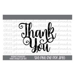 Thank You Svg File, Thank You Png, Thank You Card Svg, Thank You Tag Svg, Thank You Vector Thanks Svg, Wedding Thank You