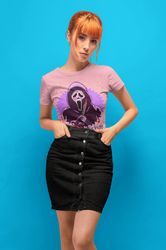Women's Barbie Horror shirt, Ghostface shirt, Scream shirt, Parody Halloween shirt, Barbie and Ken shirt, Horror Shirt,