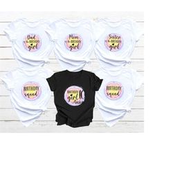 Birthday Girl Shirt, Custom Family Birthday Shirts, Birthday Squad Shirts, Birthday Group Shirts, Birthday Girl And Her