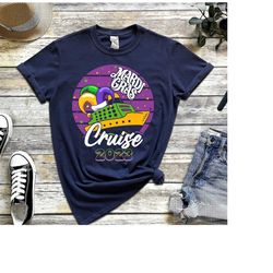 Mardi Gras Family Cruise 2023 Shirt, Family Holiday Trip Shirt, 2023 Mardi Gras Festival Tee, Matching Family Carnival T