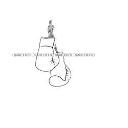 boxing gloves outline 8 svg, boxing svg, boxing gloves clipart, boxing gloves files for cricut, boxing cut files for sil