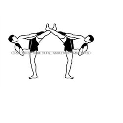 Martial Arts Logo 3 SVG, Kickboxing, Martial Arts Clipart, Martial Arts Files for Cricut, Martial Arts Cut Files For Sil