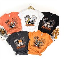 Vintage Disney Halloween Party Shirt, Disney Character Halloween Shirt, Mickey And Friends Halloween Shirt, Disney Famil