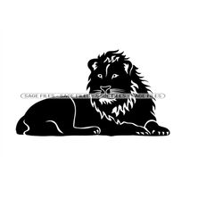 Lion 27 SVG, Lion Svg, Lion Clipart, Lion Files for Cricut, Lion Cut Files For Silhouette, Png, Dxf