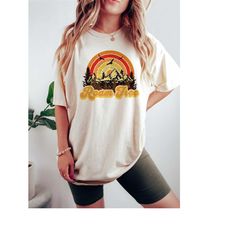 Roam Free National Park Shirt, Trendy Comfort Color TShirt, Boho Hiking Shirt, Retro Vintage Graphic Tee, Travel Outdoor