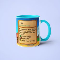 Stardew Valley Mug, Stardew Valley Gift, Stardew Valley Farm Cup, Stardew Valley Tea Mug, Tea Stats Tea Cup For Stardew