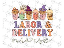 Halloween L and D Labor and Delivery Nurse Party Svg, Fall Pumpkins L and D Nurse Svg, Happy Halloween Png, Digital