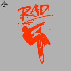 RAD Graffiti Redesign with Radical BMX Bike Sublimation PNG Download