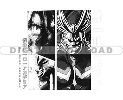 My Hero Academia Svg, Anime Tshirt Design Bundle, Manga Design Bundle, Anime Svg Digital File 18
