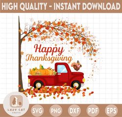 Happy Thanksgiving Sublimation PNG File, Pumpkin png, Turkey png, Thanksgiving clipart, Fall Vintage Truck sublimation,