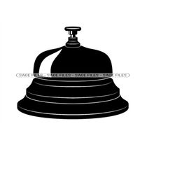 Reception Bell SVG, Call Bell Svg, Hotel Svg, Bell Clipart, Bell Files for Cricut, Bell Cut Files For Silhouette, Png, D
