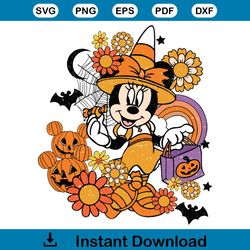 Retro Mickey Spooky Mouse and Friends SVG Cricut File