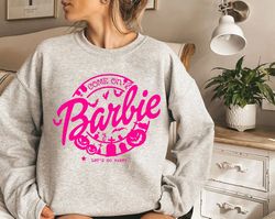 horror barbie graphic comfort colors sweatshirt, horror fans sweatshirt, barbie fans shirt, barbie 2023 sweatshirt, horr