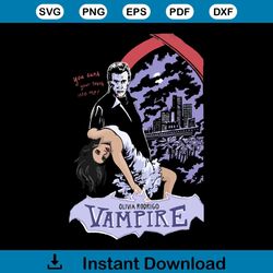 Olivia Rodrigo Vampire New Album PNG Sublimation File