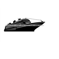 Cruise Ship 10 SVG, Cruise Ship SVG, Cruise Ship Clipart, Cruise Ship Files for Cricut, Cruise Ship Cut Files For Silhou