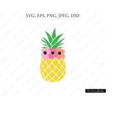 Pineapple SVG, Pineapple SVG, Pineapple Clipart, SVG Files, Cricut, Silhouette Cut Files