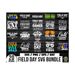 Field Day SVG 2023 Bundle, School field day, Teacher Svg, Field Day Svg, Last Day of School Svg, Funny Teacher Shirt Svg