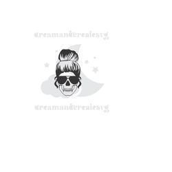 skeleton svg / mom skeleton svg / skelteton with bun svg / Halloween svg / Halloween shirts svg / digital download