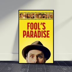 Fool's Paradise 2023 Movie Poster Wall Art, Room Decor, Home Decor, Art Poster For Gift, Vintage Movie Poster, Movie Pri