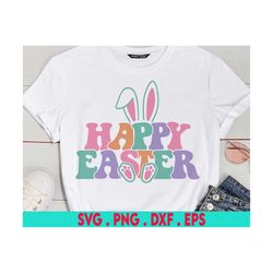 Happy Easter Svg, Easter Bunny Svg, Bunny SVG, Easter Shirt Svg, Kids Easter Png, Popular Svg, Retro Easter Png, Easter