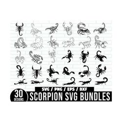 Scorpion SVG Bundle, Scorpion Svg, Scorpion Silhouette, Scorpion vector, Scorpion cut files, Scorpion png, Scorpion clip