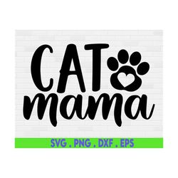 Cat Mama Svg, Cat Vibes Svg, Cat Owner Svg, Funny Svg, Fur Mom, Pets, Cat Mom Shirt Svg File for Cricut & Silhouette, Pn