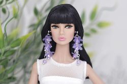 Dolls jewelry earrings for Poppy Parker Barbie Nu Face