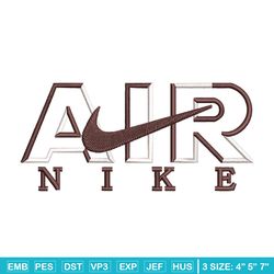 Air nike embroidery design, Nike embroidery, Embroidery file, Embroidery shirt, Nike design, Digital download